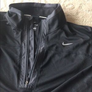 Men’s Nike Black Running Dri Fit Large L/S
